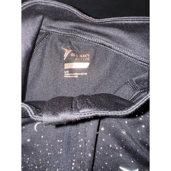 Womens Old Navy Active Wear Go Dry Black Quarter Zip Sweatshirt Size Large - Picture 9 of 10